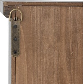 Fekete jegenyefenyő függő tálalószekrény 50x80x14 cm Hazem – Bloomingville