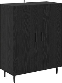 vidaXL Széf Fekete tölgy 69,5 x 34 x 90 cm Faanyag