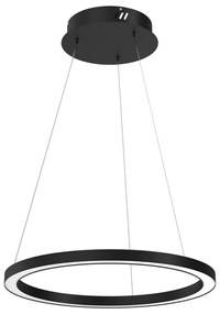 LED Csillár zsinóron GALAXIA LED/26W/230V fekete