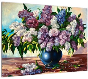 Kép - Orgován csokor (üvegen) (70x50 cm)