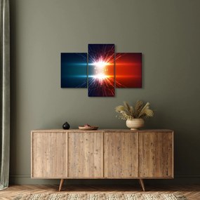 Absztrakt kép az aktív töltés (90x60 cm)