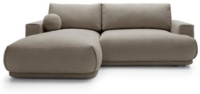 Sarokkanapé Dita mini (B) (szürkés bézs + fekete). 1100329