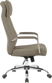 Irodai szék, bézs/króm, JODY