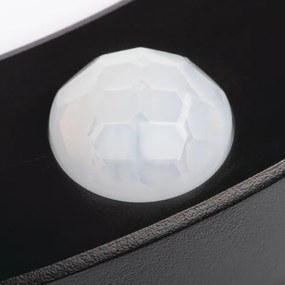 Kanlux 24605 - ERGA LED 17W 230V 2v1 szenzoros lámpa fekete, 3000-6500K