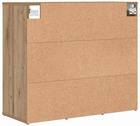 Cipősszekrény kézműves tölgy 77.5 x 30 x 67 cm Faanyag