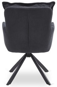 Forgó Étkező/Tárgyaló Fekete Színben. CITY