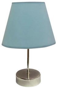 Asir Asztali lámpa 1xE27/60W/230V kék/króm AS0384