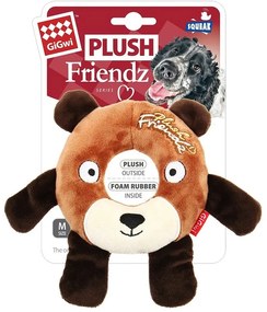 GiGwi Sípó játék kutyáknak Plush Friendz medve, 17x 16 x 2,5 cm