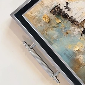Üveg tálca, 38×24 cm – TPG9887