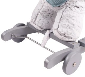 Kicsomagolt Hintajáték dallammal és kerekekkel PlayTo husky