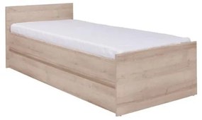 Zondo Egyszemélyes ágy 90 cm Cortez C 15 (sonoma tölgy) (ágyráccsal). 1004888