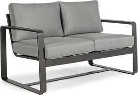 Szürke alumínium kerti kanapé Merrigan – Bizzotto