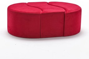 Alya Pouf Red zsámoly