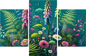 Kép - Mezei virágok (90x60 cm)