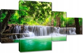 Vászonkép 130x80 Vízesés Thaiföldön