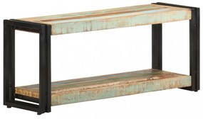 tömör újrahasznosított fa TV-szekrény 90 x 30 x 40 cm