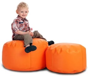 Babzsák Classic sötétnarancssárga 50L-es eco-bőr TiaHome
