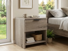 HAVANA éjjeliszekrény trüffel tölgyfa