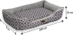 Kutyafekhely Grey Lucky 100 x 70 cm XL