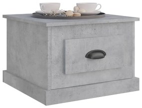 Betonszürke szerelt fa dohányzóasztal 50 x 50 x 35 cm