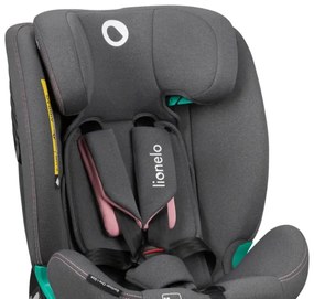 Lionelo - Forgatható gyerekülés bázissal BASTIAAN ONE i-Size 40-150 cm Pink Rose