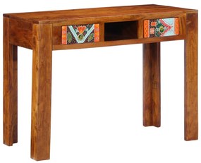 Íróasztal 100x50x75 cm Tömör akácfából