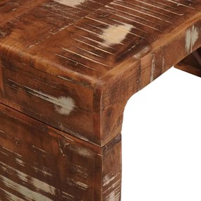 Egymásba helyezhető asztalok 3 pcs tömör újrahasznosított fa