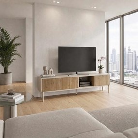Ventro TV-állvány, homokkő-natúr, 150 cm