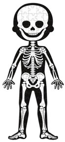 Janod - Gyerek oktató puzzle 225 db Emberi test