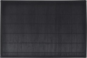 vidaXL 6 db bambusz alátét 30 x 45 cm fekete