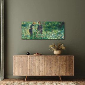 Kép - Auguste Renoir, Picking Flowers, reprodukciók (120x50 cm)