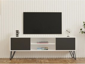 Hare White and Anthracite TV-asztal