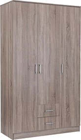 Miami gardróbszekrény 120x205 cm yorki tölgy-yorki tölgy