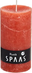 SPAA RUSTIK 13 cm-es oszlopos gyertya, narancs