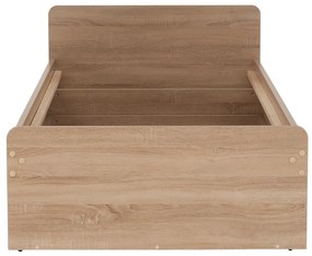 Egyszemélyes ágy 1S/90, sonoma tölgyfa, TEYO