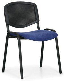 Viva Mesh konferencia szék - fekete lábak, kék / fekete