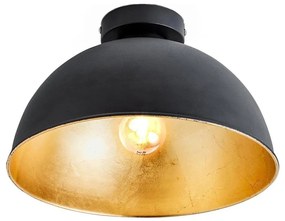 B.K. Licht B.K. Licht 1322 - Mennyezeti lámpa 1xE27/60W/230V fekete/arany P6278