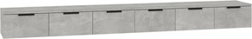 vidaXL 2 db betonszürke szerelt fa faliszekrény 102 x 30 x 20 cm