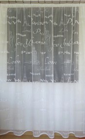 Mg Függöny Párizs New York 160X250 A53 kész szalag