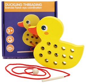 Kiskacsás fűzős fajáték