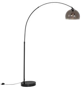 Modern ív lámpa fekete füstüveggel - Arc