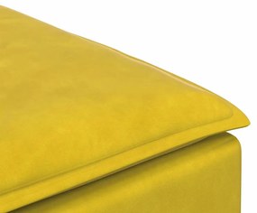 sárga moduláris kanapé lábzsámoly modul 100x100x48 cm