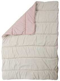 Egész évben használható steppelt paplan 140x200 cm üreges szálból, rózsaszín