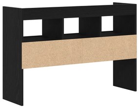 Oldalszekrény Fekete Tölgy 105x30x70 cm Műanyag Fa
