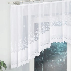 Mg Függöny 23419M jacquard ív 300x100cm Kész Szalaggal