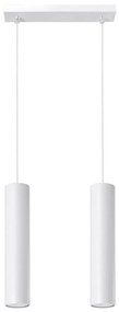 Sollux SL.0324 - Csillár zsinóron LAGOS 2 2xGU10/10W/230V fehér