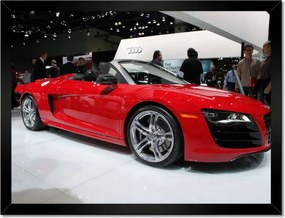Poszterek keretben 40x30 Audi R8 Spyder