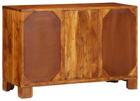 tömörfa akácfa többszínű komód 90x35x60