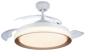 Philips-LED Mennyezeti lámpa ventilátorral LED/35W/230V 5500/4000/2700K+RC arany