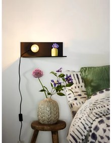 Lucide 06218/01/30 - Fali lámpa SEBO 1xE27/40W/230V fekete